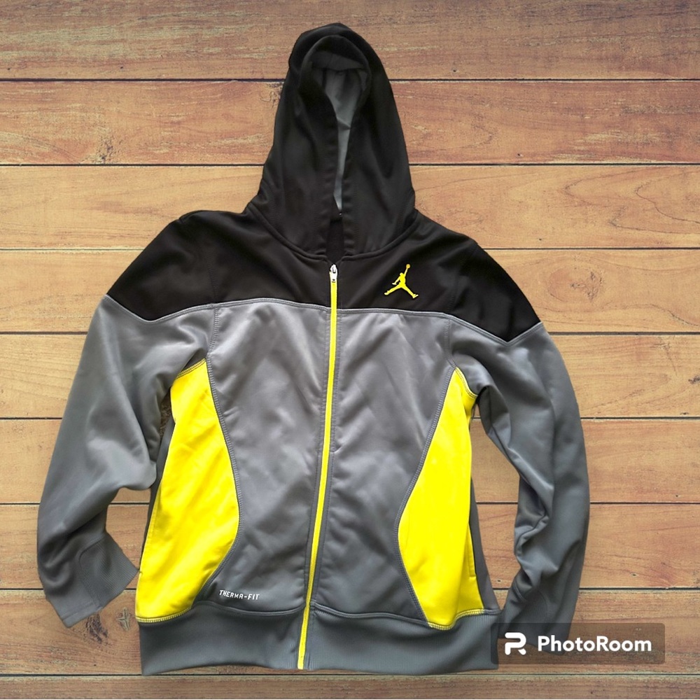 𝙀𝙐𝘾 𝙅𝙊𝙍𝘿𝘼𝙉 Youth Thermafit Zip-up Hoodie - 𝙇𝙖𝙧𝙜𝙚